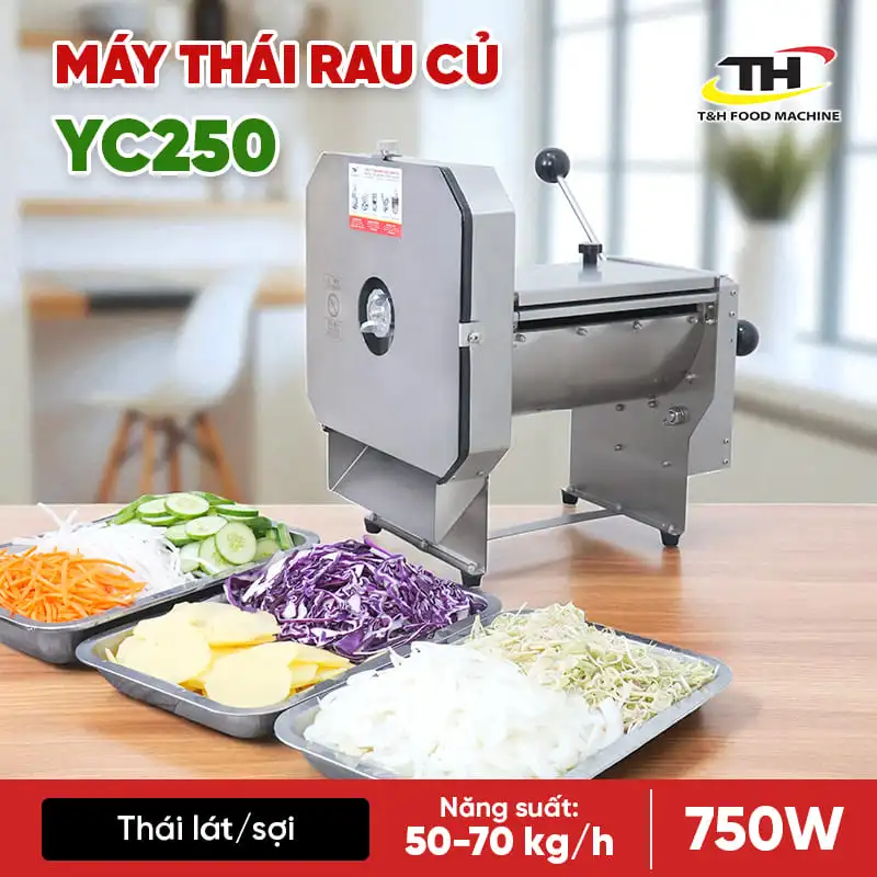 Máy Thái Hành Sả Và Nhiều Loại Rau Củ, Độ Dày Mỏng Tủy Chỉnh.